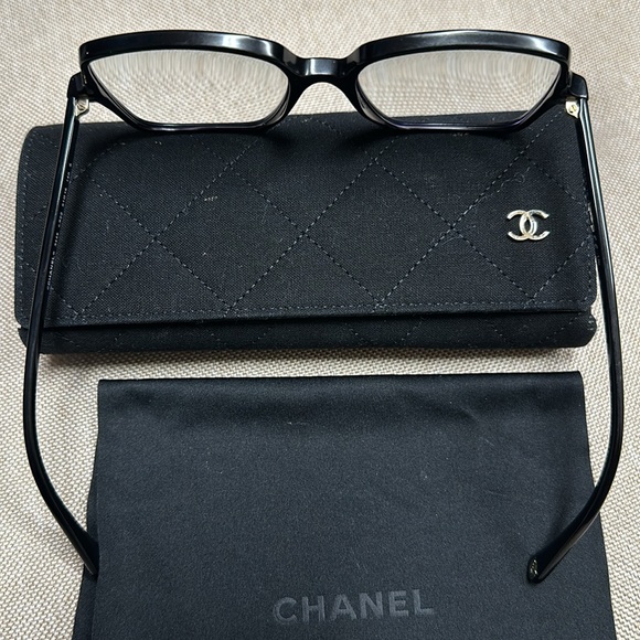 Authentic Chanel Black Eyeglasses - Picture 5 of 11